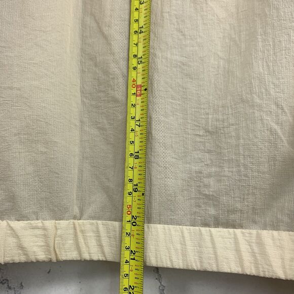 Zyia Cropped sweater L women's Beige Block lightweight windbreaker Gym Chic - Picture 8 of 10